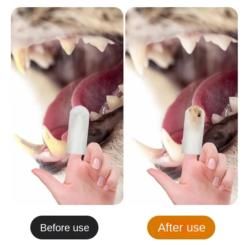 Tooth Cleaning Finger Wipes for Pets - Image 5