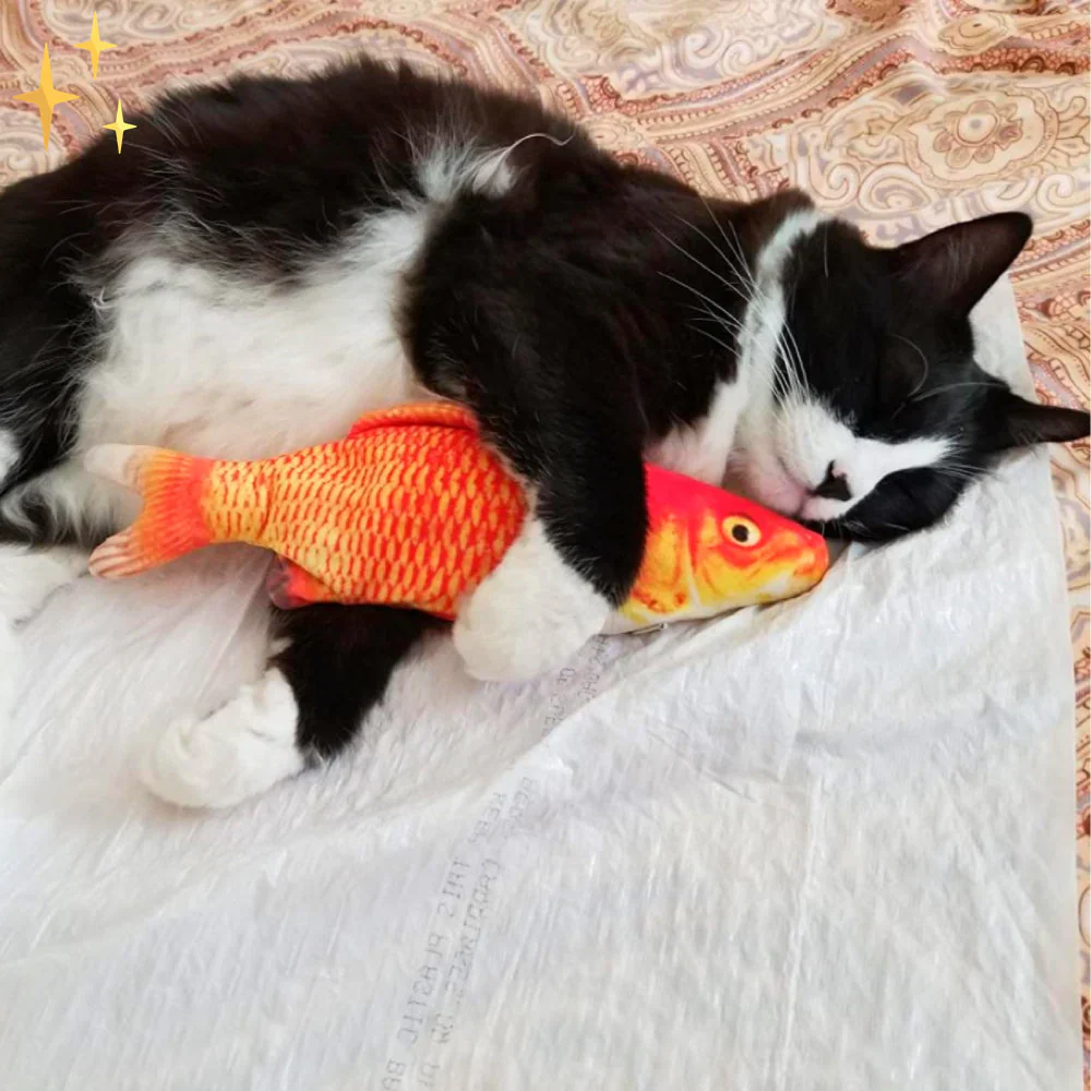 WiggleFins Set of 4 Moving Fish Toys for Cats - Image 3